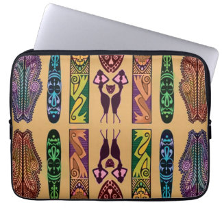 African Print Laptop Case