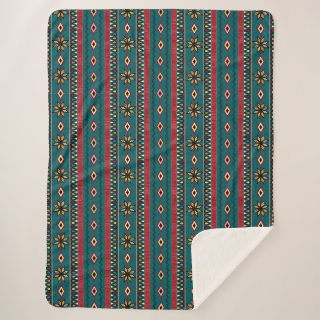 African Print Large Blanket (Front)