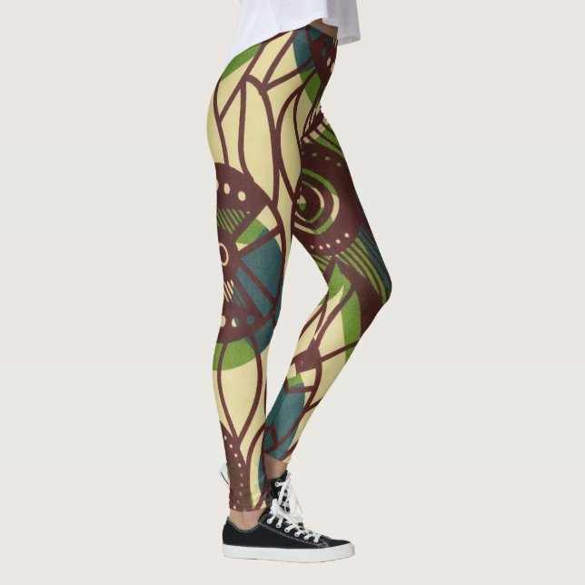 African Print Leggings (Right)