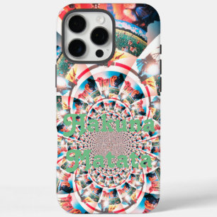 African Print Motif Art Design iPhone 16 Pro Max Case