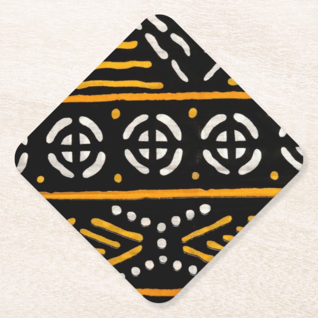 African Print Paper Coasters (Front)