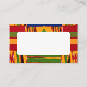 African Print  Place Card