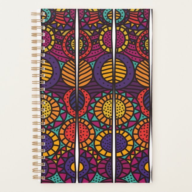 African Print  Planner (Front)