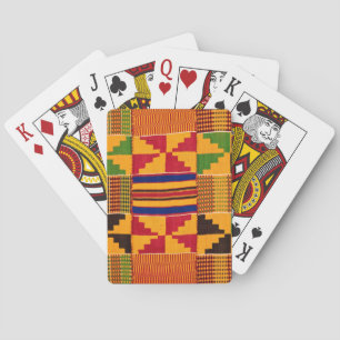 African Print Playing Cards