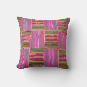 African Print Throw Pillow