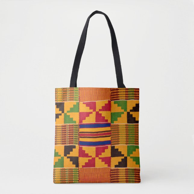 African Print Tote Bag (Front)