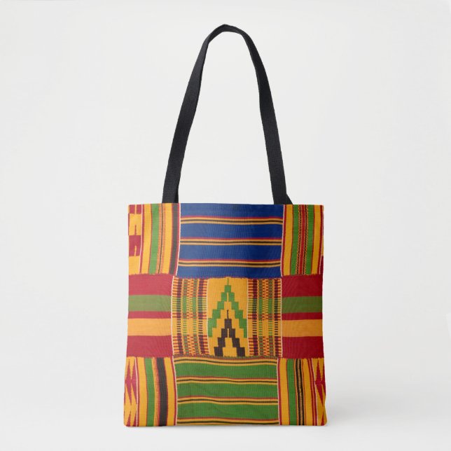 African Print Tote Bag (Front)
