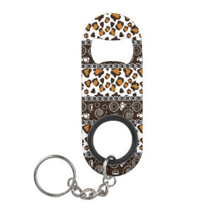 African print with cheetah skin pattern