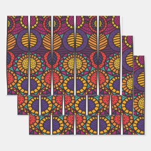 African Print Wrapping Paper