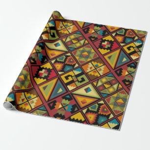 African Print Wrapping Paper