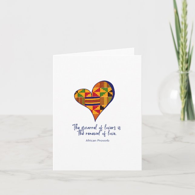African Proverb Cards (Front)