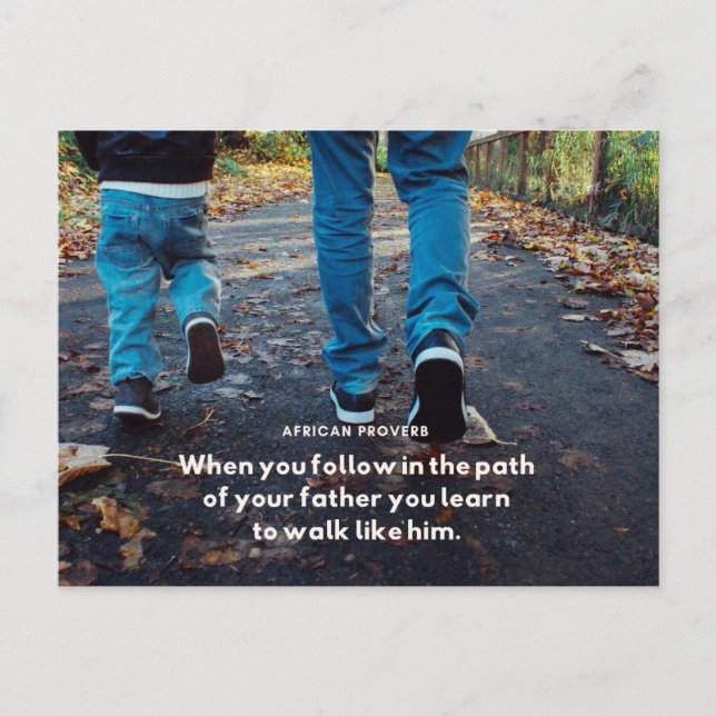 African Proverb Postcards (Front)