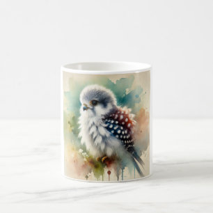 African Pygmy Falcon 111024AREF111 - Watercolor Coffee Mug