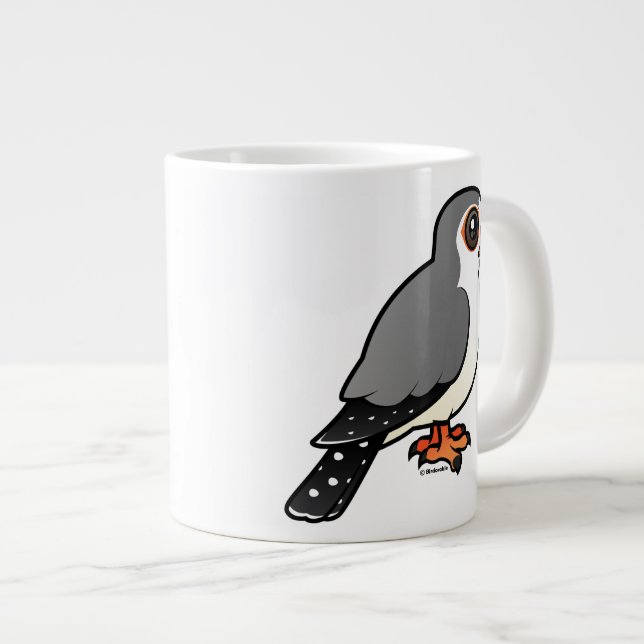 African Pygmy Falcon Large Coffee Mug (Front Right)