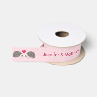African Pygmy Hedgehogs With Pink Heart Wedding