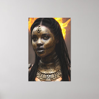 African Queen 024 Canvas Print