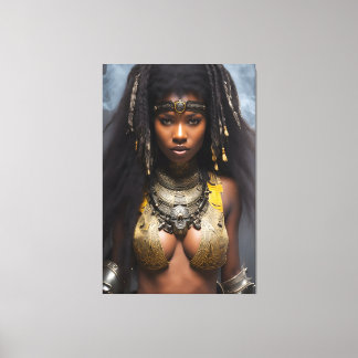 African Queen 043 Canvas Print