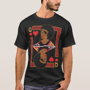 African queen card melanin black pride blm T-Shirt