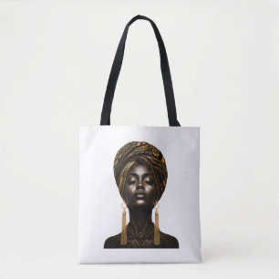 African Queen Elegance Tote Bag