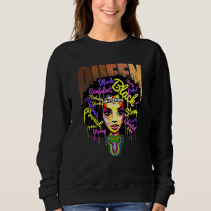 African Queen For Women Educated Black Girl Magic Sweatshirt