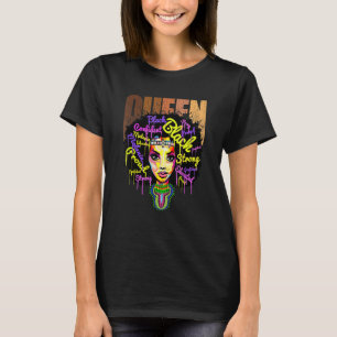 African Queen  For Women Educated Black Girl Magic T-Shirt