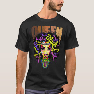 African Queen For Women Educated Black Girl Magic T-Shirt