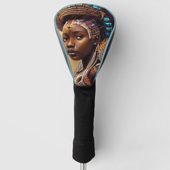 African Queen- Golf Head Cover (Front)