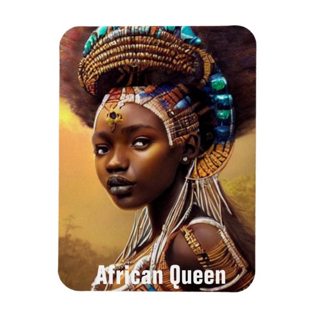 African Queen- Magnet (Vertical)