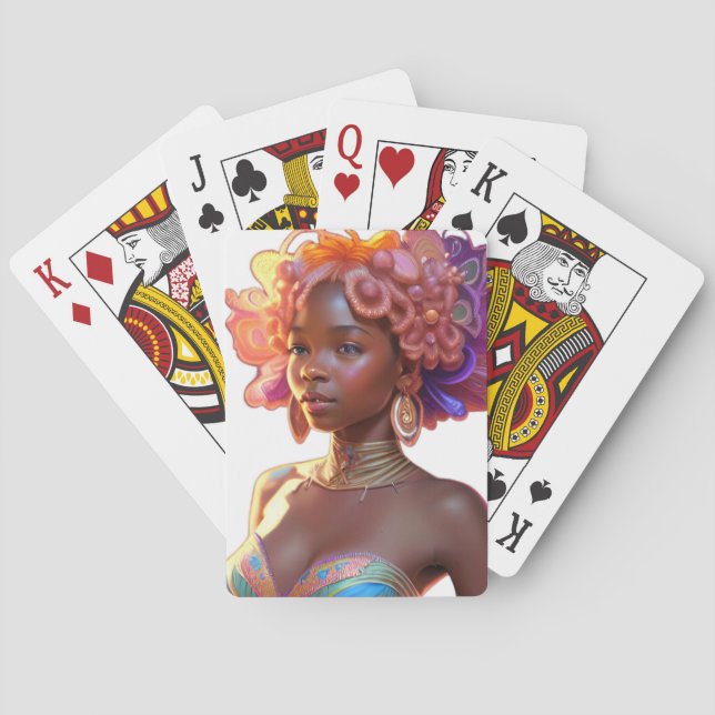 African Queen Playing Cards  (Back)