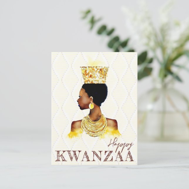 African Queen Postcard (Standing Front)