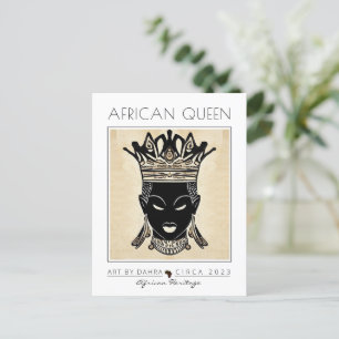 AFRICAN QUEEN POSTCARD