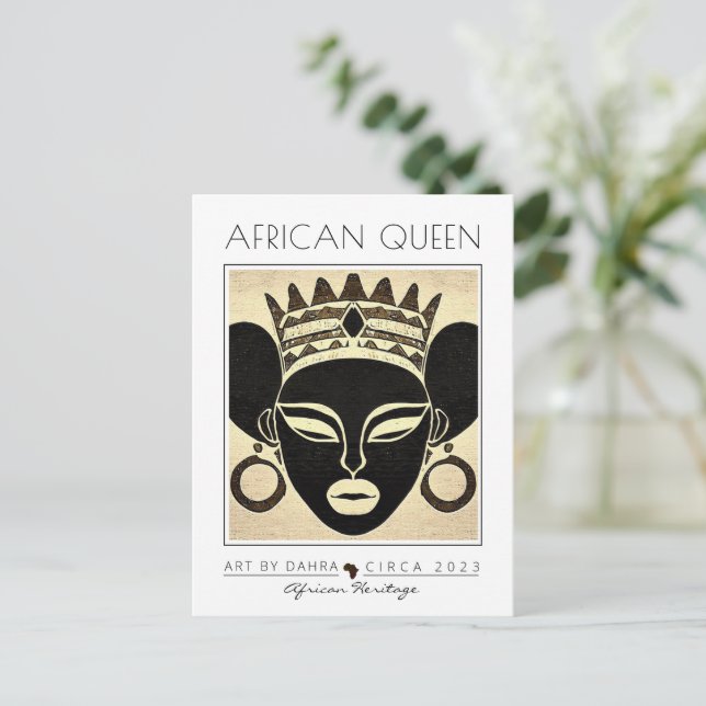 AFRICAN QUEEN POSTCARD (Standing Front)