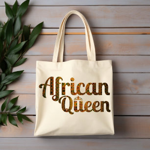 African Queen Royal Roots Tote Bag