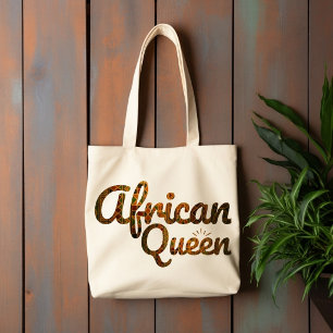 African Queen Tote Bag — Gift for Her