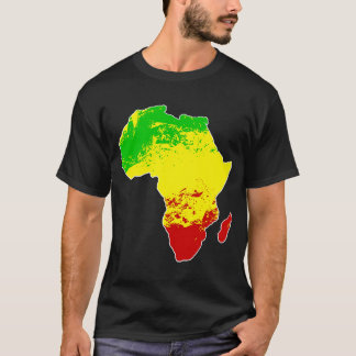 African Rastafarian Traditional Pattern T-Shirt