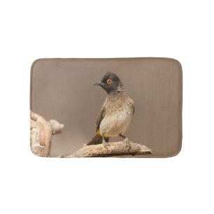 African Red-Eyed Bulbul Bath Mat