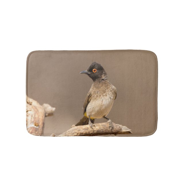 African Red-Eyed Bulbul Bath Mat (Front)