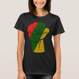 African Rising Hand Fist Black History Month BLM A T-Shirt