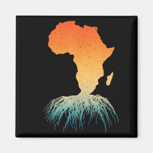 African Roots Art For Men Women Afrocentric Africa Magnet