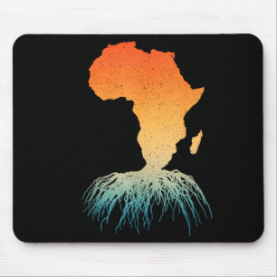 African Roots Art For Men Women Afrocentric Africa Mouse Mat