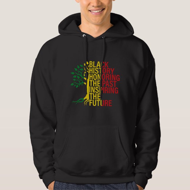 African Roots Black History Month Past and Future Hoodie (Front)
