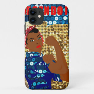 african rosie the riveter iPhone 11 case