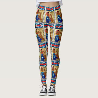 african rosie the riveter leggings