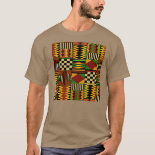 African Royal Kente Cloth Design T-Shirt