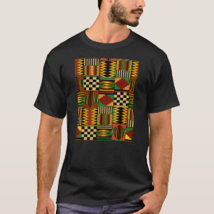 African Royal Kente Cloth Design T-Shirt