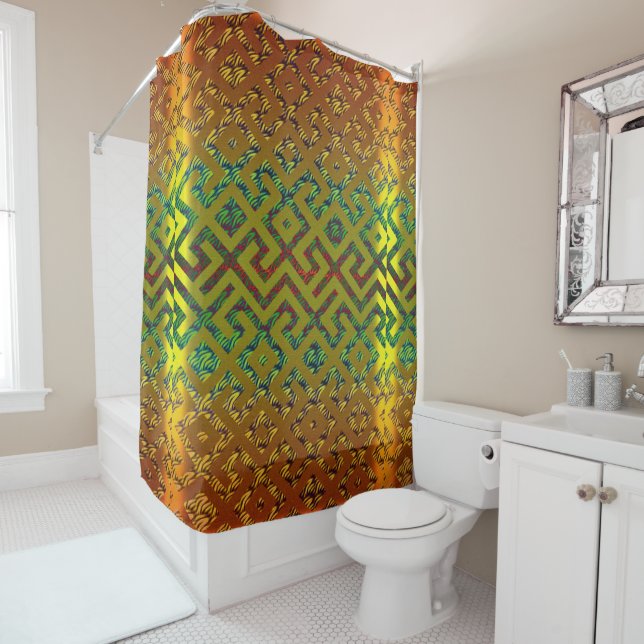 African Royalty Shower Curtain (In Situ)