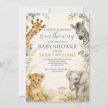 African Safari Baby Boy Shower