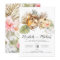 African Safari Boho Botanical Wedding Invitation