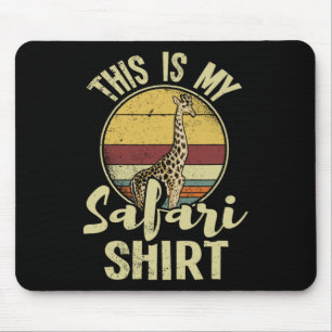 African Safari Family Vacation Zoo Animal Safari S Mouse Mat