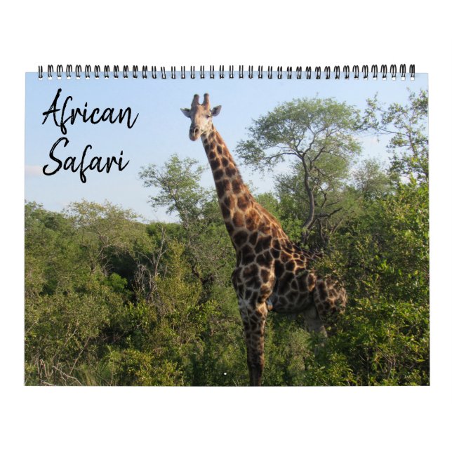 african safari large 2026 calendar (Cover)